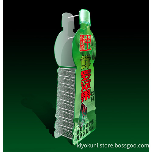 Hot Sale Modern Iron Wire Beverage Can Display Rack HS-X7